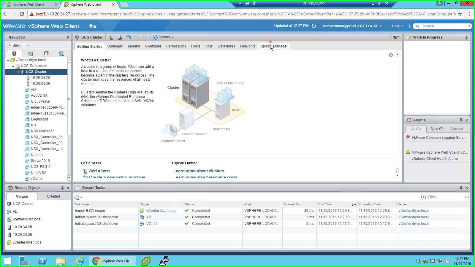 vcenter 6.5 web clien